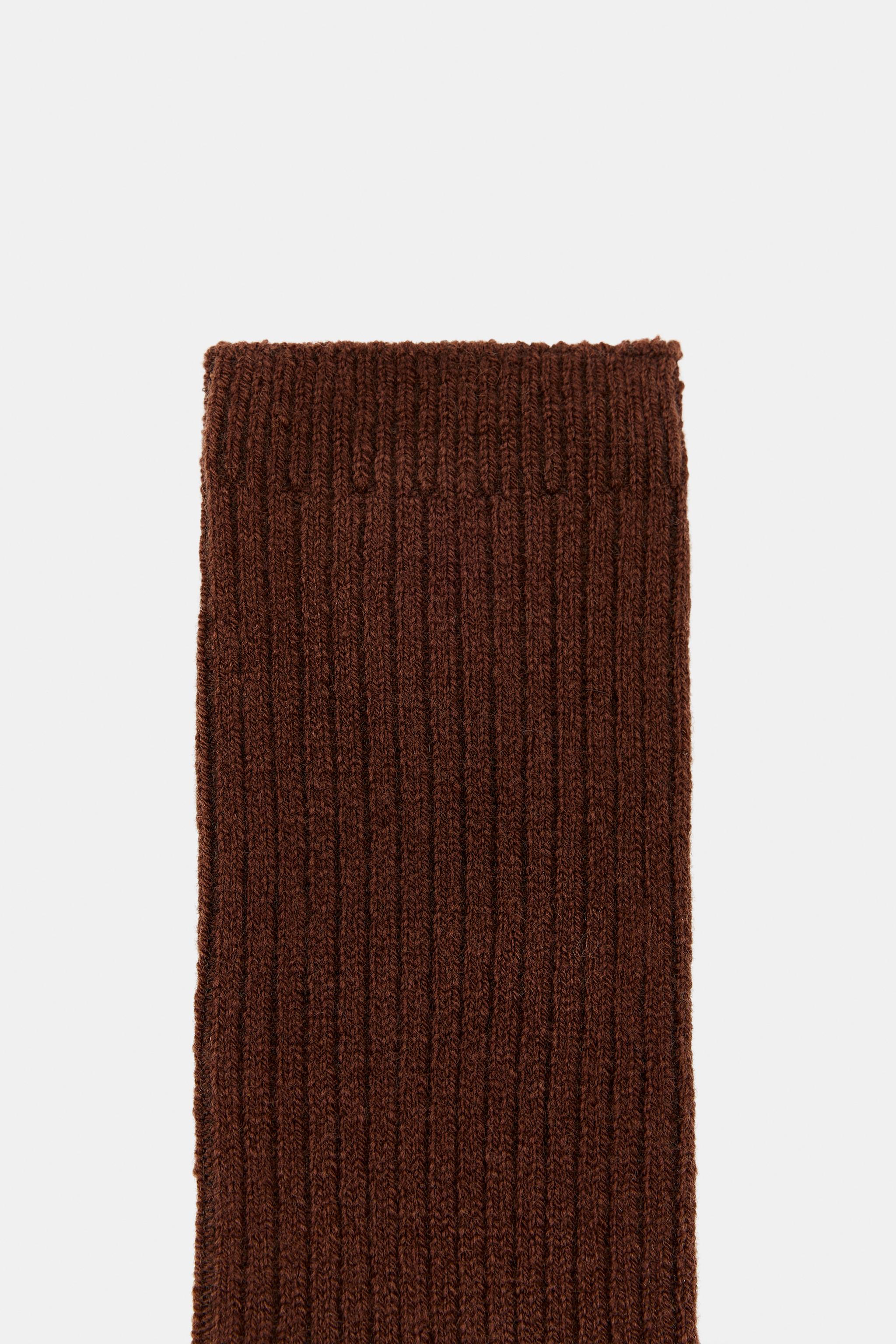 CHAUSSETTES CÔTELÉES EN VISCOSE